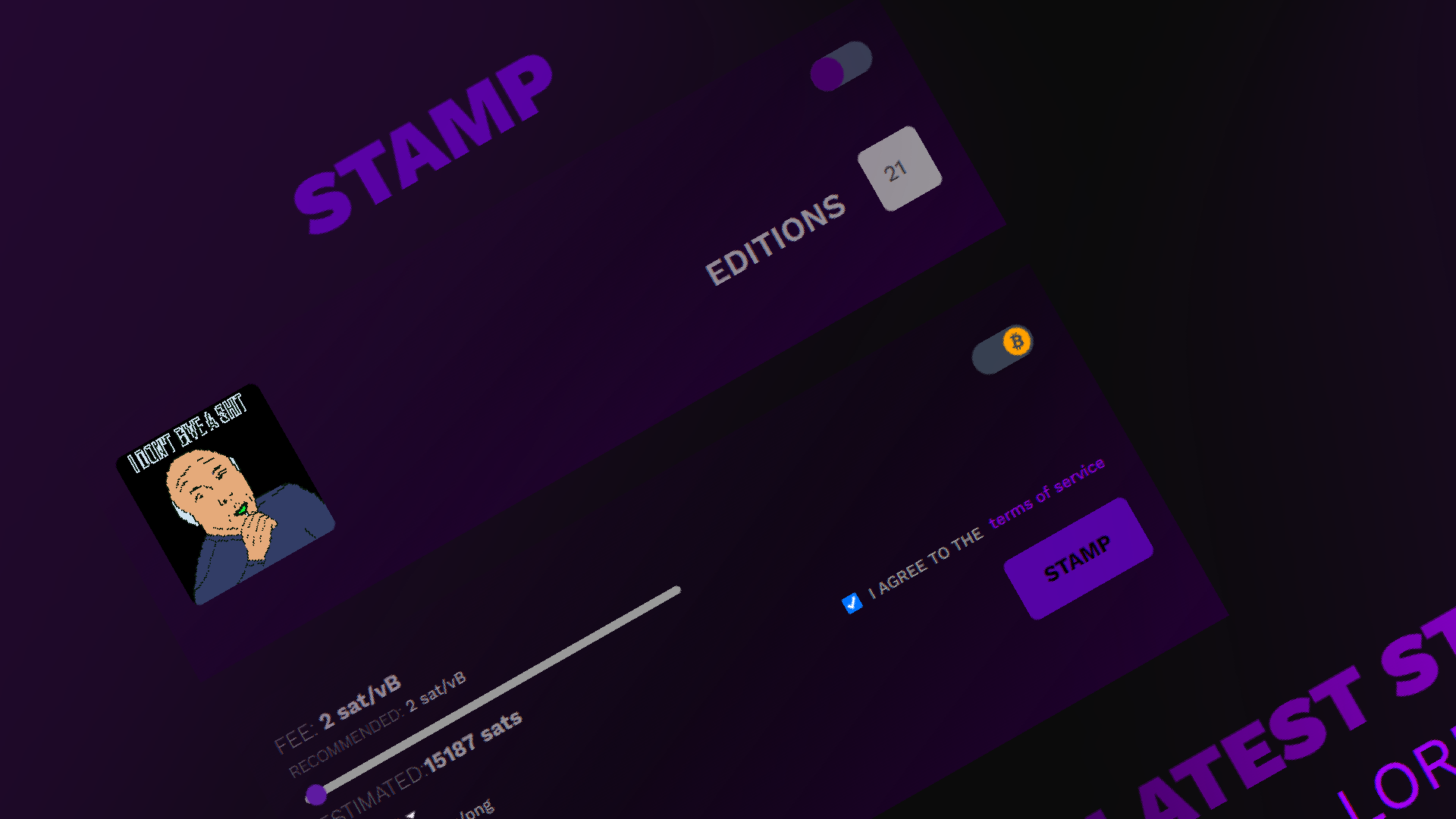 How to buy Bitcoin Stamps and SRC-20 tokens such as KEVIN